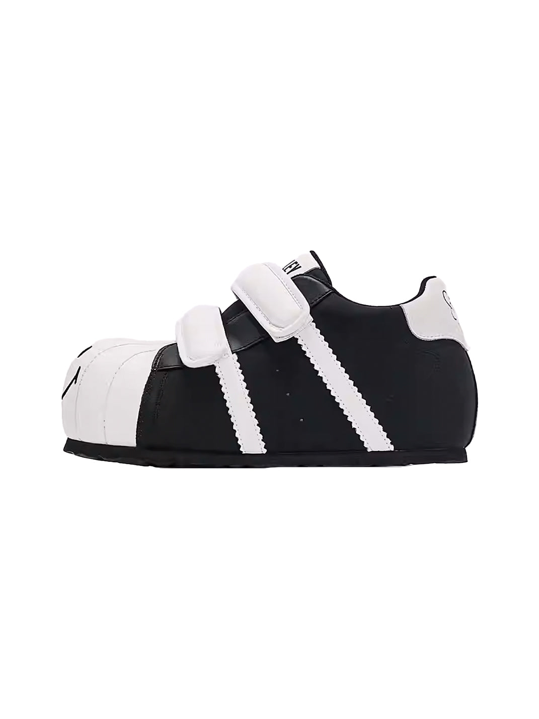SMILEY | Shell Toe Chunky Velcro Shoes-Black - PSYLOS 1, SMILEY | Shell Toe Chunky Velcro Shoes-Black, Casual Sneakers, SMILEY, PSYLOS 1